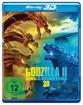 GODZILLA II: KING OF THE MONSTERS (Kyle Chandler) Blu-ray 3D