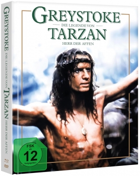 GREYSTOKE, Die Legende von Tarzan (Christopher Lambert) Blu-ray Disc + DVD Mediabook