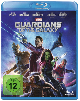 GUARDIANS OF THE GALAXY (Chris Pratt, Zoe Saldana) Blu-ray Disc