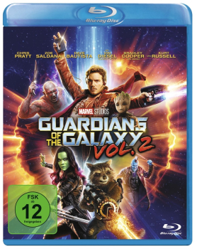 GUARDIANS OF THE GALAXY VOL. 2 (Chris Pratt, Zoe Saldana) Blu-ray Disc