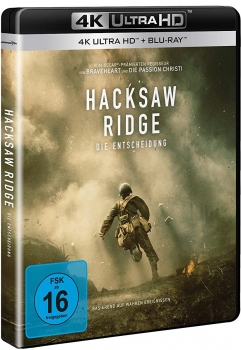 HACKSAW RIDGE, Die Entscheidung (4K Ultra HD + Blu-ray Disc)
