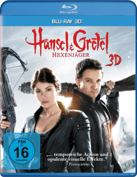 HÄNSEL UND GRETEL: HEXENJÄGER (Jeremy Renner) Blu-ray 3D