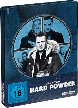 HARD POWDER (Liam Neeson) Blu-ray Disc, Steelbook
