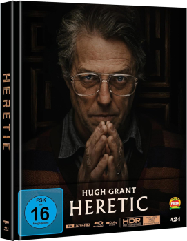 HERETIC (Hugh Grant) 4K Ultra HD + Blu-ray Disc, Mediabook A