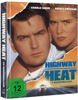 HIGHWAY HEAT (Charlie Sheen) Blu-ray Disc + DVD, Mediabook