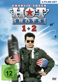 HOT SHOTS 1 + 2 (Charlie Sheen, Lloyd Bridges) 2 DVDs