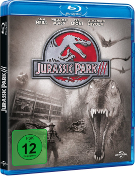 JURASSIC PARK III (Sam Neill, William H. Macy) Blu-ray Disc