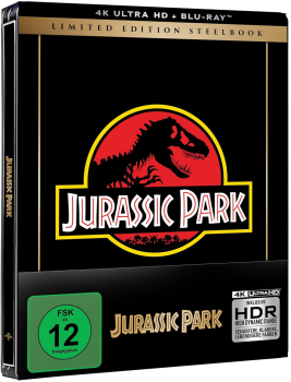 JURASSIC PARK (Jeff Goldbluml) 4K Ultra HD + Blu-ray Disc, Steelbook