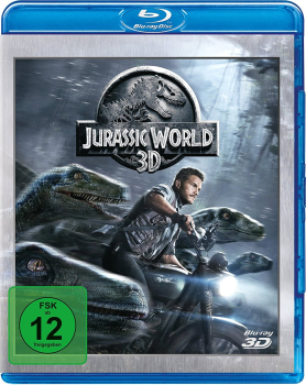 JURASSIC WORLD (Chris Pratt) Blu-ray 3D + Blu-ray Disc