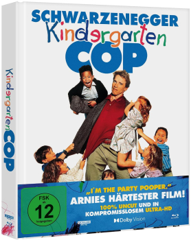 KINDERGARTEN COP (Arnold Schwarzenegger) 4K UHD + Blu-ray Disc, Mediabook
