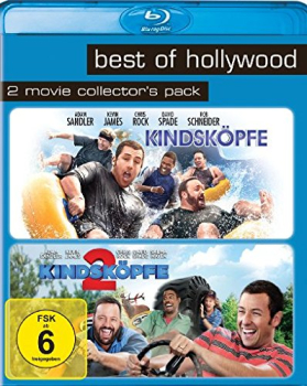 KINDSKÖPFE + KINDSKÖPFE 2 (Adam Sandler, Kevin James) 2 Blu-ray Discs