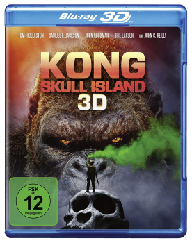 KONG: SKULL ISLAND (Tom Hiddleston, Samuel L. Jackson) Blu-ray 3D