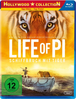 LIFE OF PI, Schiffbruch mit Tiger (Blu-ray Disc)