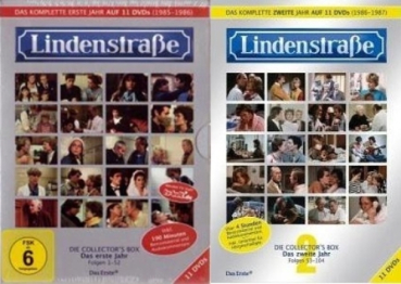 LINDENSTRASSE, Jahr 1 + Jahr 2 (1985-1987) 22 DVDs