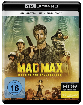 MAD MAX: JENSEITS DER DONNERKUPPEL (Mel Gibson) 4K Ultra HD + Blu-ray Disc