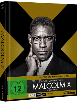 MALCOLM X (Denzel Washington) 4K Ultra HD + Blu-ray Disc, Mediabook