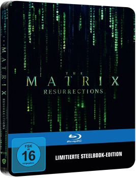 MATRIX RESURRECTIONS (Keanu Reeves) Blu-ray Disc, Steelbook