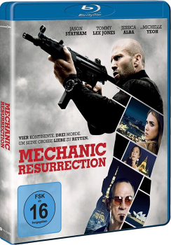 MECHANIC: RESURRECTION (Jason Statham, Tommy Lee Jones) Blu-ray Disc