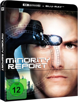 MINORITY REPORT (Tom Cruise) 4K Ultra HD + Blu-ray Disc, Steelbook
