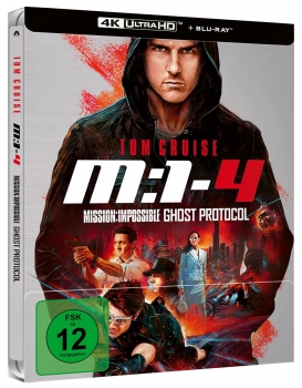MISSION IMPOSSIBLE 4: PHANTOM PROTOKOLL (4K Ultra HD + Blu-ray Disc) Steelbook