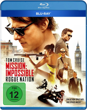 MISSION: IMPOSSIBLE, ROGUE NATION (Tom Cruise) Blu-ray Disc