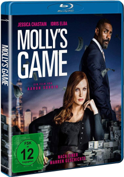 MOLLY'S GAME, Alles auf eine Karte (Jessica Chastain) Blu-ray Disc