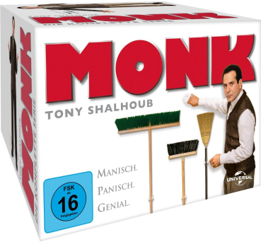 MONK (Tony Shalhoub), die komplette Serie (32 DVDs)