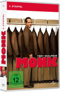 MONK, Staffel 4 (4 DVDs)
