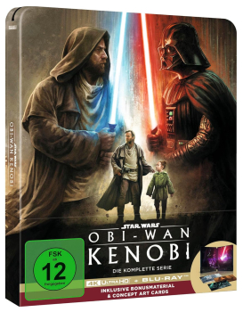 OBI-WAN KENOBI (Ewan Mc Gregor) 2 x 4K Ultra HD + 2 Blu-ray Discs, Steelbook