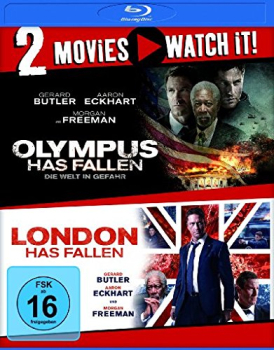 OLYMPUS HAS FALLEN + LONDON HAS FALLEN (Gerard Butler) 2 Blu-ray Discs