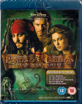 PIRATES OF THE CARIBBEAN, Fluch der Karibik 2 (Blu-ray Disc) U.K.