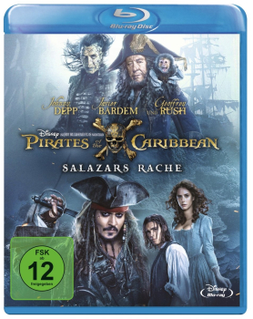 PIRATES OF THE CARIBBEAN: SALAZARS RACHE (Johnny Depp) Blu-ray Disc