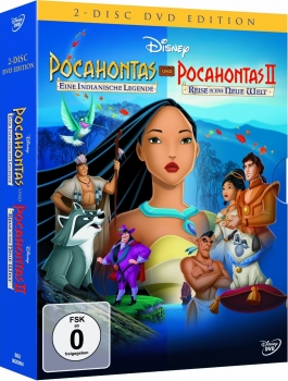 POCAHONTAS + POCAHONTAS II (Walt Disney) 2 DVDs