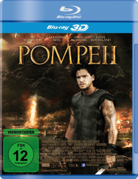 POMPEII (Kit Harrington, Carrie-Anne Moss) Blu-ray 3D