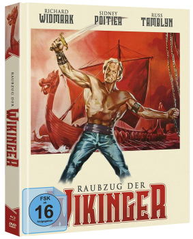RAUBZUG DER WIKINGER (Richard Widmark) Blu-ray Disc + DVD, Mediabook