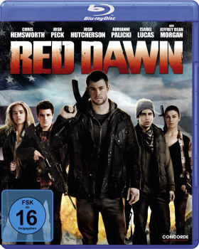 RED DAWN (Chris Hemsworth, Josh Peck) Blu-ray Disc