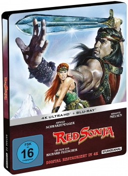 RED SONJA (Arnold Schwarzenegger) 4K Ultra HD + Blu-ray Disc, Steelbook