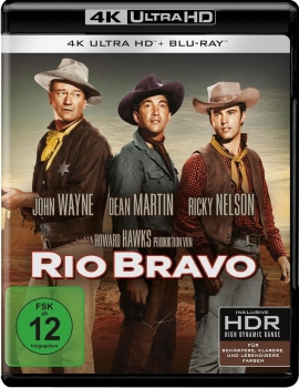 RIO BRAVO (John Wayne, Dean Martin) 4K Ultra HD + Blu-ray Disc
