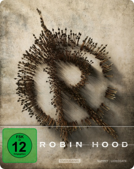 ROBIN HOOD (Taron Egerton, Jamie Foxx) Blu-ray Disc, Steelbook