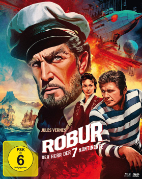 ROBUR, Der Herr der 7 Kontinente (Blu-ray Disc + DVD) Mediabook