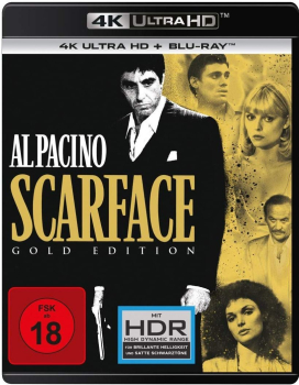 SCARFACE (Al Pacino) 4K Ultra HD + Blu-ray Disc, Gold Edition