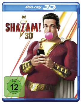 SHAZAM! (Zachary Levi, Mark Strong) Blu-ray 3D