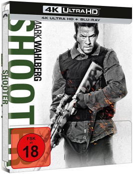SHOOTER (Mark Wahlberg) 4K Ultra HD + Blu-ray Disc, Steelbook