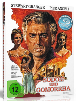 SODOM UND GOMORRHA (Stewart Granger) 2 Blu-ray Discs, Mediabook A