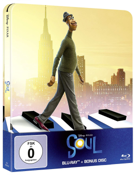 SOUL (Walt Disney, PIXAR) 2 Blu-ray Discs, Steelbook NEU+OVP