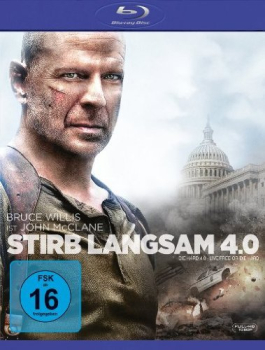 STIRB LANGSAM 4.0 (Bruce Willis, Justin Long) Blu-ray Disc