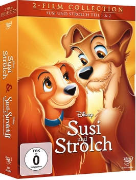 SUSI UND STROLCH + SUSI UND STROLCH II (Walt Disney) 2 DVDs