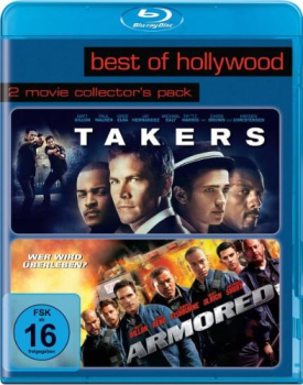 TAKERS (Paul Walker) + ARMORED (Jean Reno) 2 Blu-ray Discs