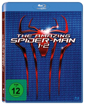 THE AMAZING SPIDER MAN 1 + 2 (Rise of Electro) 2 Blu-ray Discs