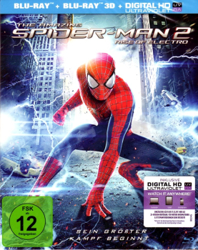 THE AMAZING SPIDER-MAN 2: RISE OF ELECTRO (Blu-ray 3D + Blu-ray Disc)